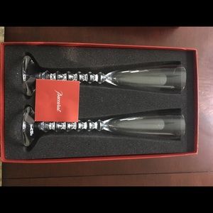Baccarat champagne flutes